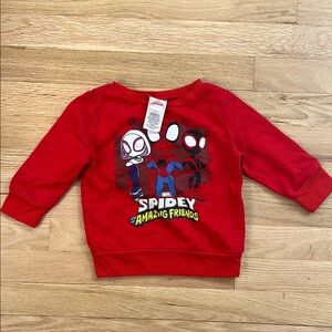 Marvel Spidey Amazing Friends Red Sweatshirt